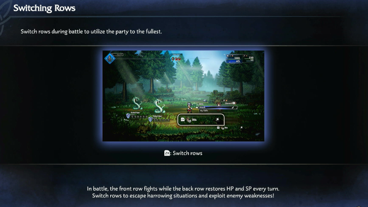 Row Switching Tutorial