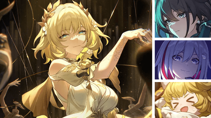 Honkai Star Rail - Time Woven Into Gold Banner