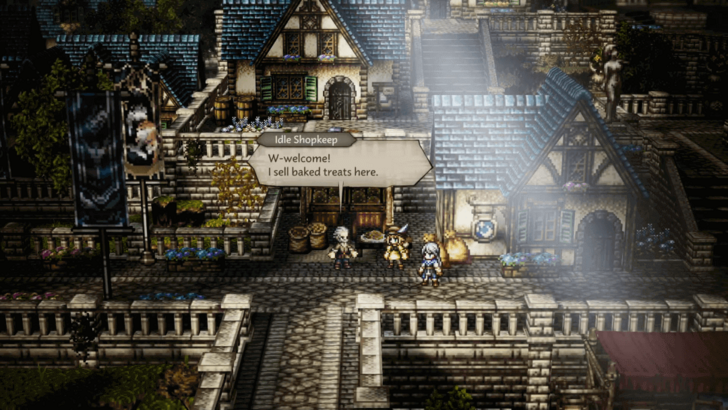 Idle Shopkeep in Theatropolis