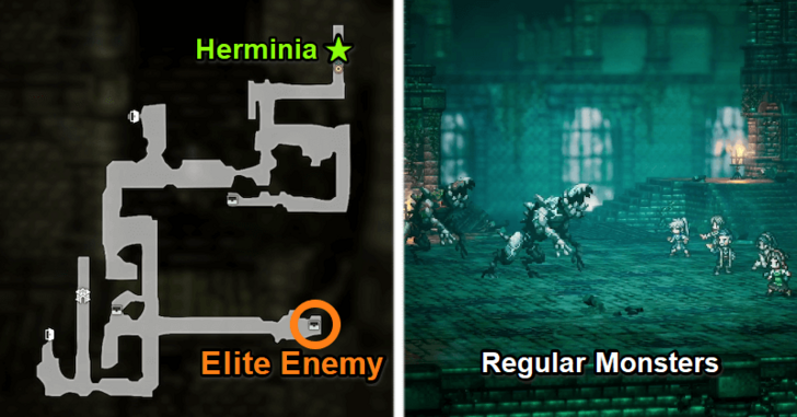 Herminia Manse Caverns Map