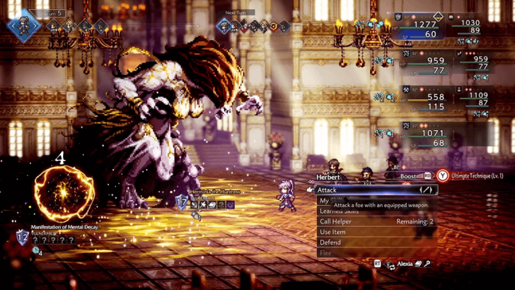 Herminia the Huntress Boss - Second Phase