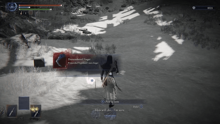 Drop the Dismembered Finger on the Ground