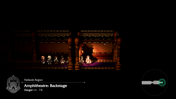 Enter the Backstage Area