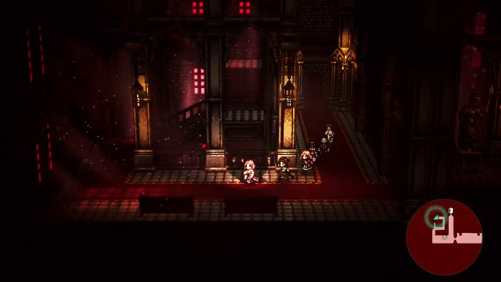 to the third floor of the cathedral