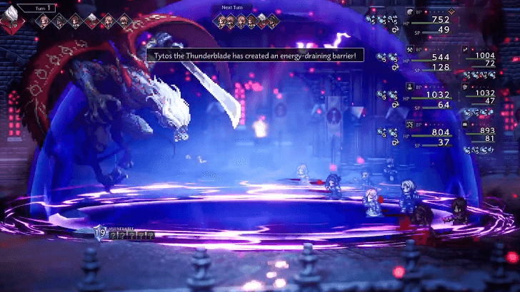 barrier that drains BP