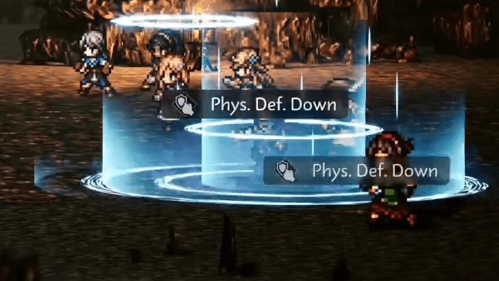 Octopath Traveler 0 - Mesara Debuff