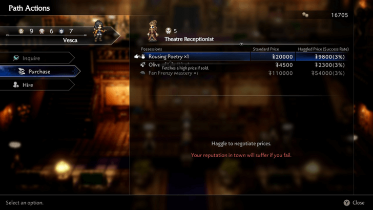 Get Valuable Items Through Path Actions