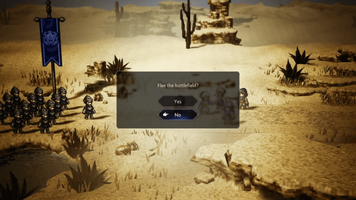 Flee the Battlefield or Stay