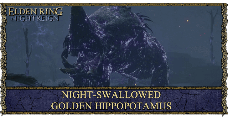 New Night-Swallowed Golden Hippopotamus