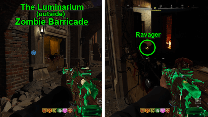 Zombie Barricade outside the Luminarium