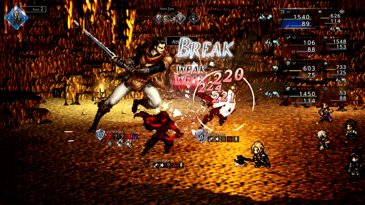 Octopath Traveler 0 - Gimel Locked Weakness