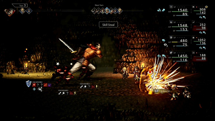 Octopath Traveler 0 - Gimel Silence Skill Steal