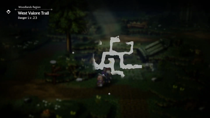 Octopath Traveler 0 - Flower x5 Treasure Location