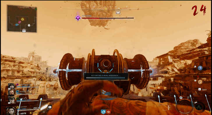 Interact with the altar