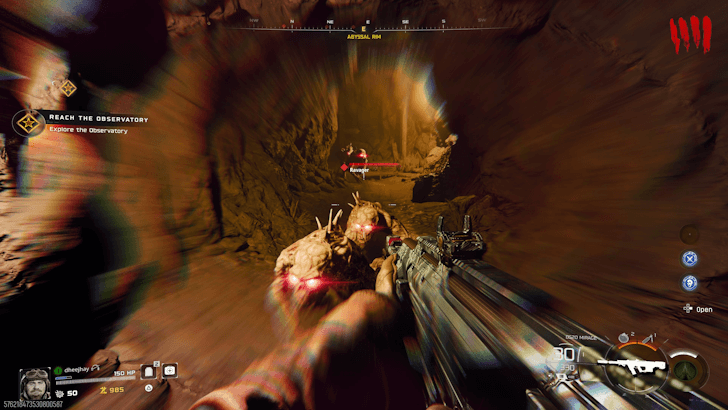 Ravager Attack in Cave