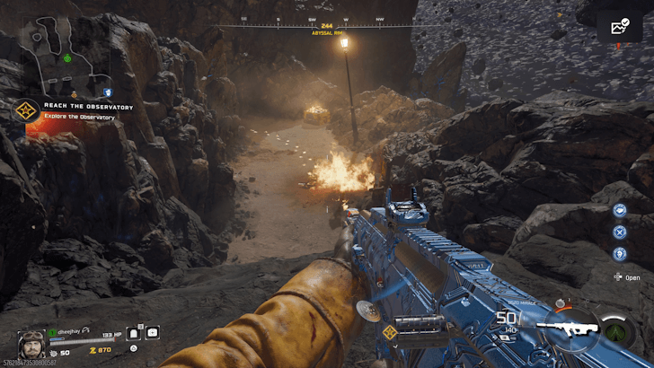 Throw Molotov Near Ammo Cache