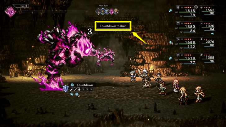 Ring Sealed Beast Countdown to Ruin Attack Text