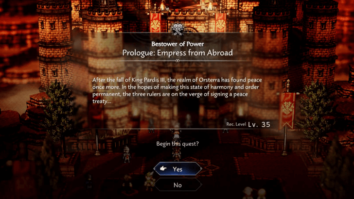 Empress from Abroad Start