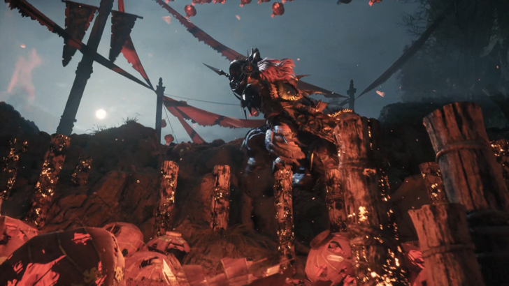 Phantom Blade Zero The Lion Dancer Dancing On Top Of Fiery Poles