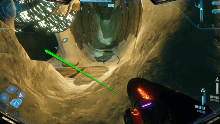 Go to Vent Along the Tunnel