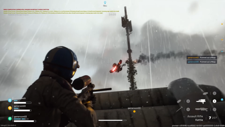 ARC Raiders Player Shooting Down A Drone