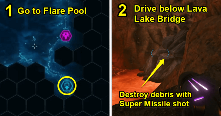 Find the Mech Part in Flare Pool