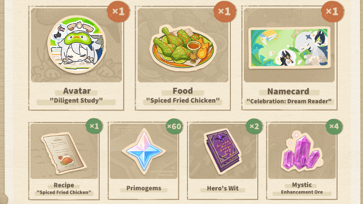 Genshin x Duolingo Rewards, moode:show