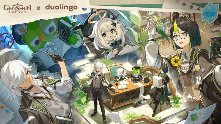 Genshin x Duolingo, moode:show