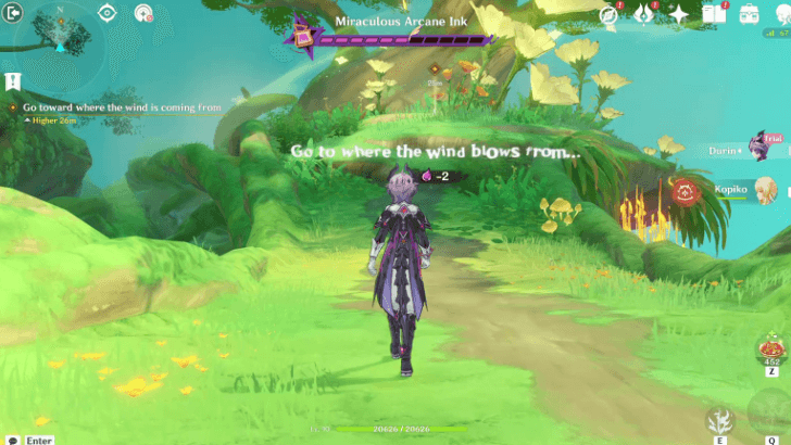 Genshin - Revelation Beneath the Stars 4 - Keep following the wooded path