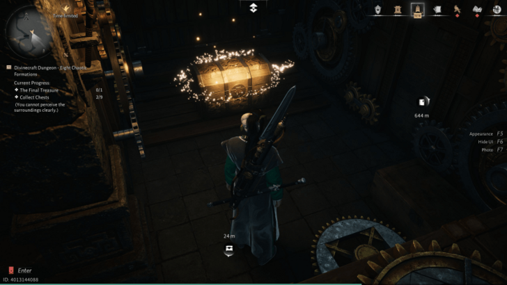 Divine Craft Dungeon - Eight Chaotic Formations Chest Location (2)