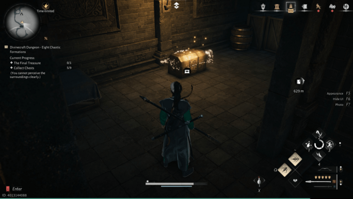 Divine Craft Dungeon - Eight Chaotic Formations Chest Location (7)