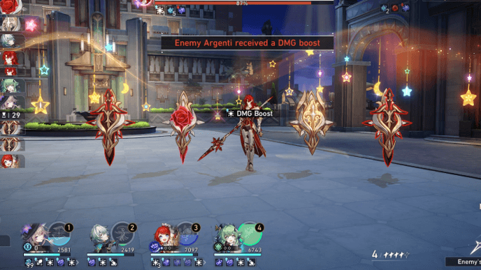 Star Rail - MoC Version 3.7 Stage 5 - Defeat Argenti