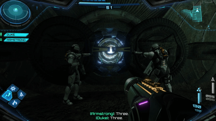 Large Door in Command Center