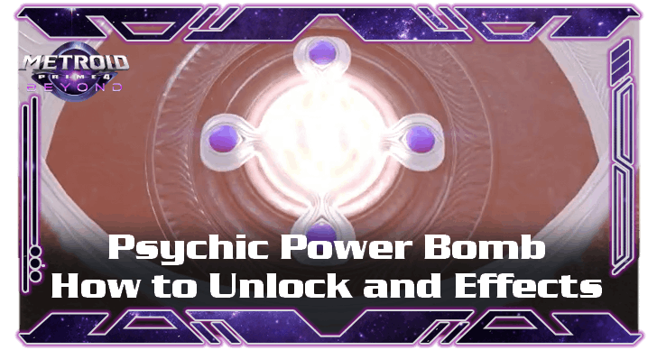 Metroid Prime 4 Beyond - Psychic Power Bomb