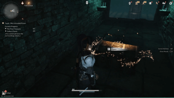 Divine Craft Dungeon - Tomb-Mist-Shrouded Prison Chest Location (3)