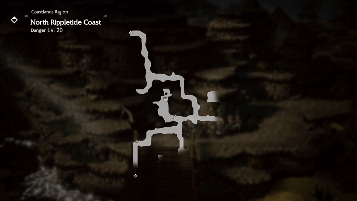 Octopath Traveler 0 - Metal x4 Treasure Location