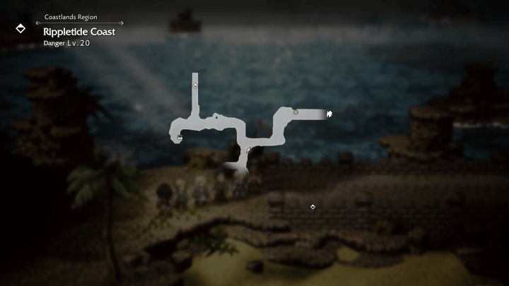 Octopath Traveler 0 - Cloth x3 Treasure Location