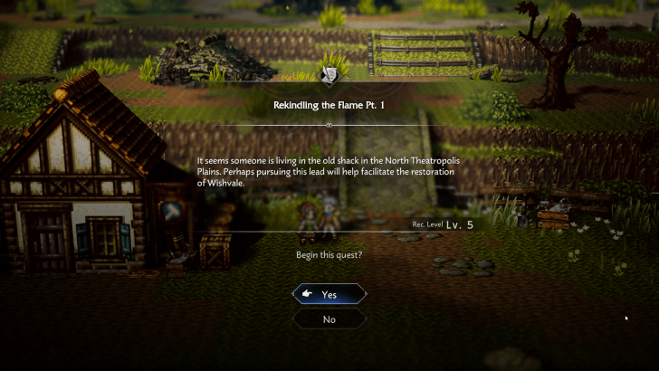 Speak to Stia to Start the Quest