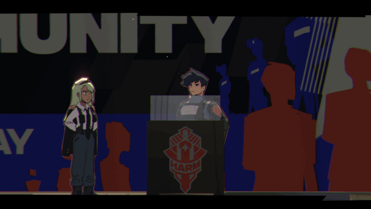 Crest Speaking To The Crowd