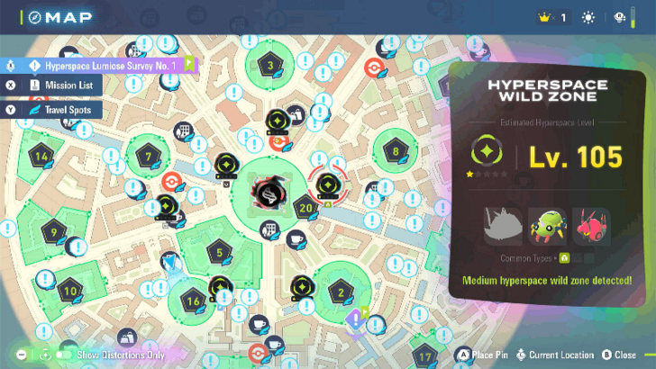 Hyperspace Wild Zone Map