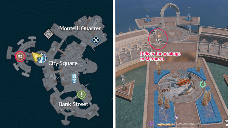 Day 4 Deliver the Package to Mercurio