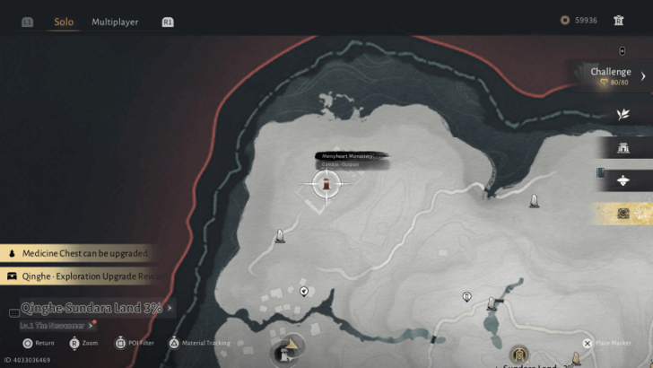 Mercyheart Monastery Outpost Map