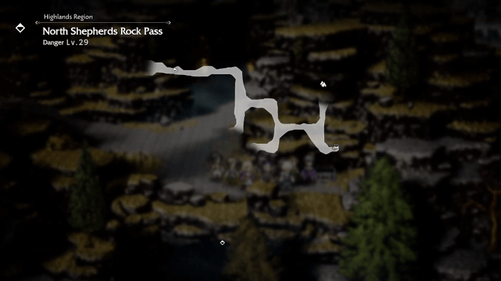 Octopath Traveler 0 - Herb of Clamor x1 Treasure Location