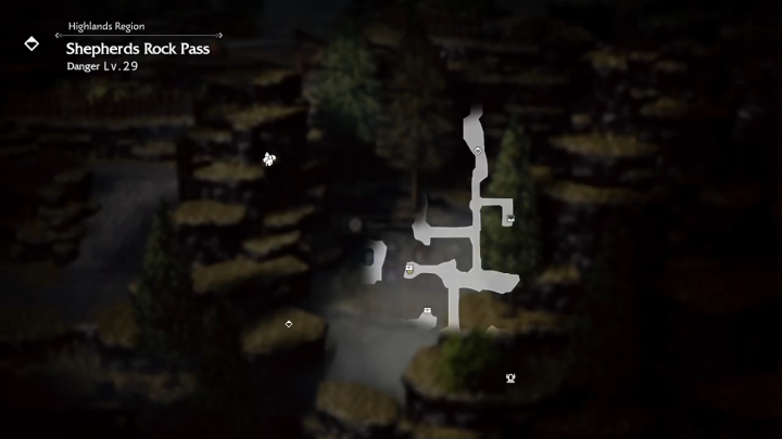 Octopath Traveler 0 - Blue Chest Treasure Location