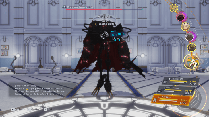 Omnimon Zwart Defeat Weakness