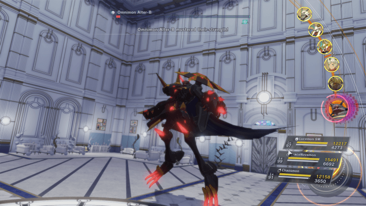 Omnimon Alter-B Survive Fatal Hit