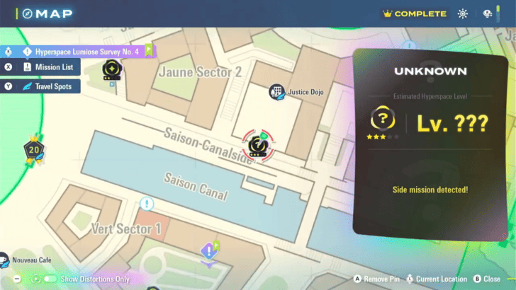 Hyperspatial Scuffle vs. the Fist of Justice! Map Location