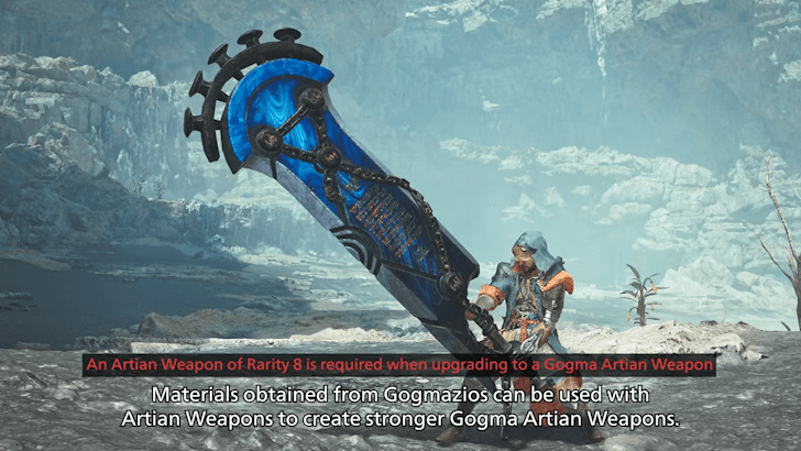 Gogma Artian Weapons