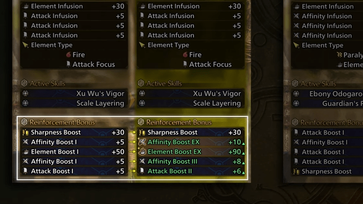 TU4 Amend Reinforcements