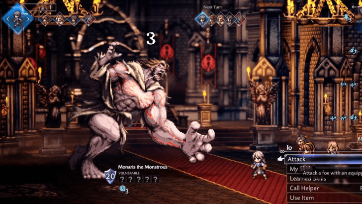 Monaris the Monstrous Boss Fight